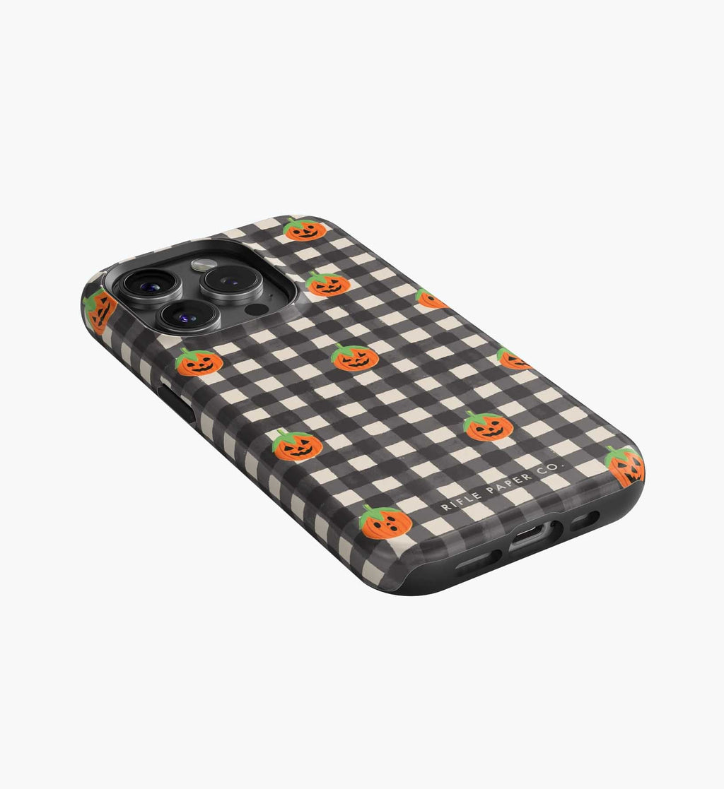 Phone Case - Pumpkin Gingham
