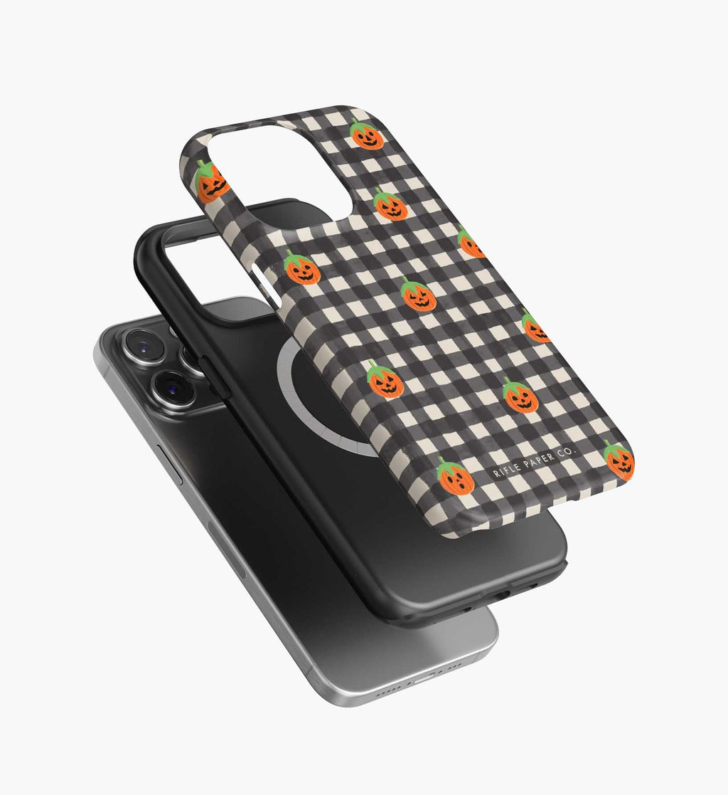 Phone Case - Pumpkin Gingham