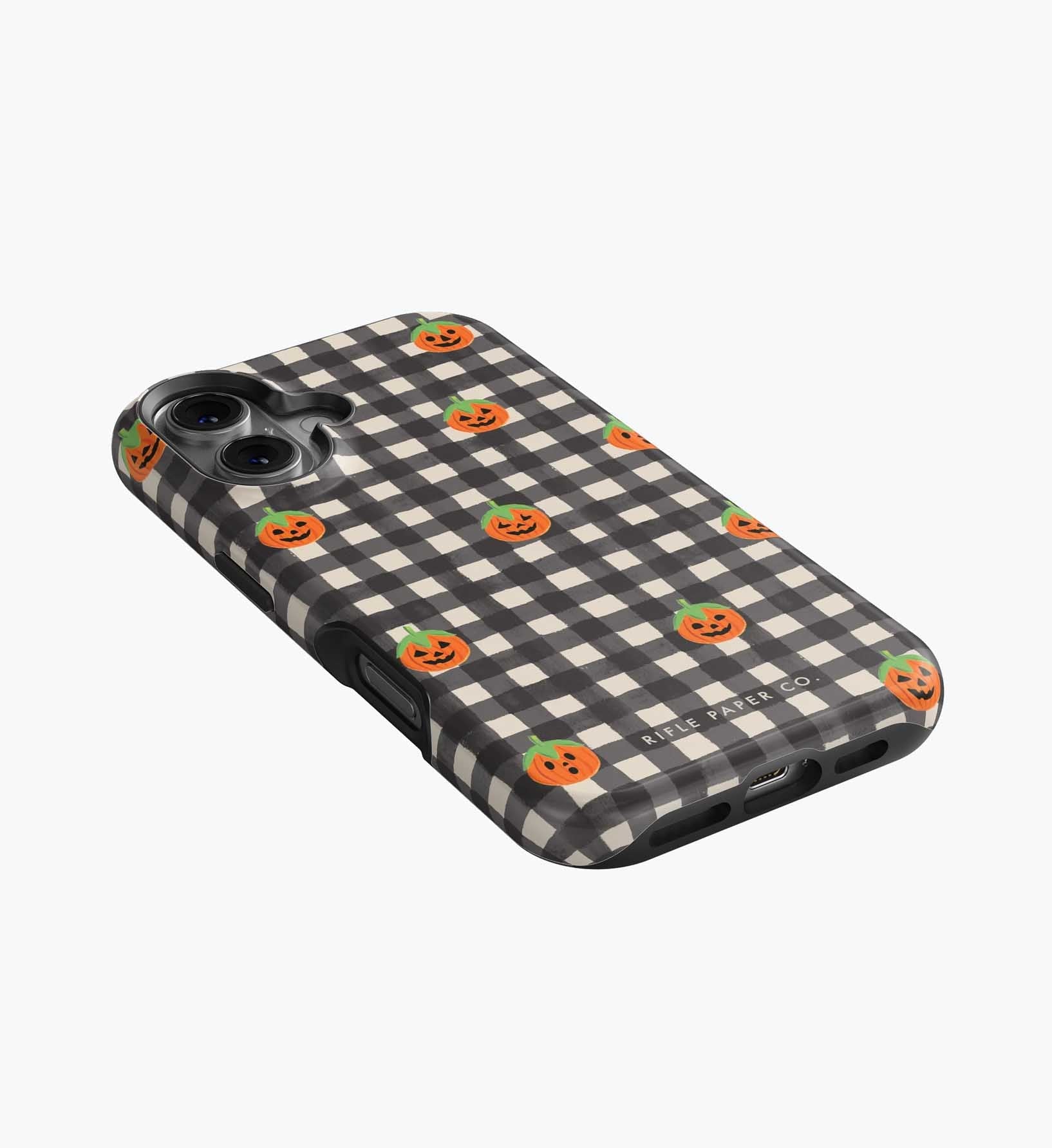 Phone Case - Pumpkin Gingham