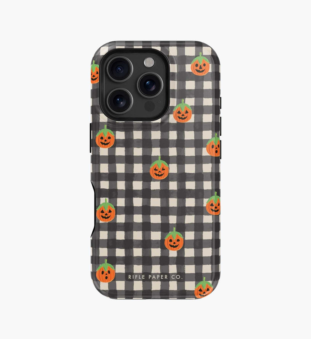 Phone Case - Pumpkin Gingham