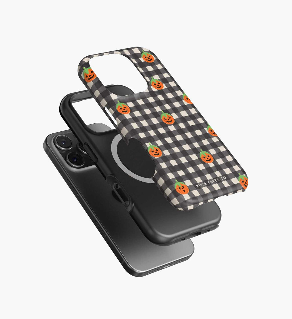 Phone Case - Pumpkin Gingham