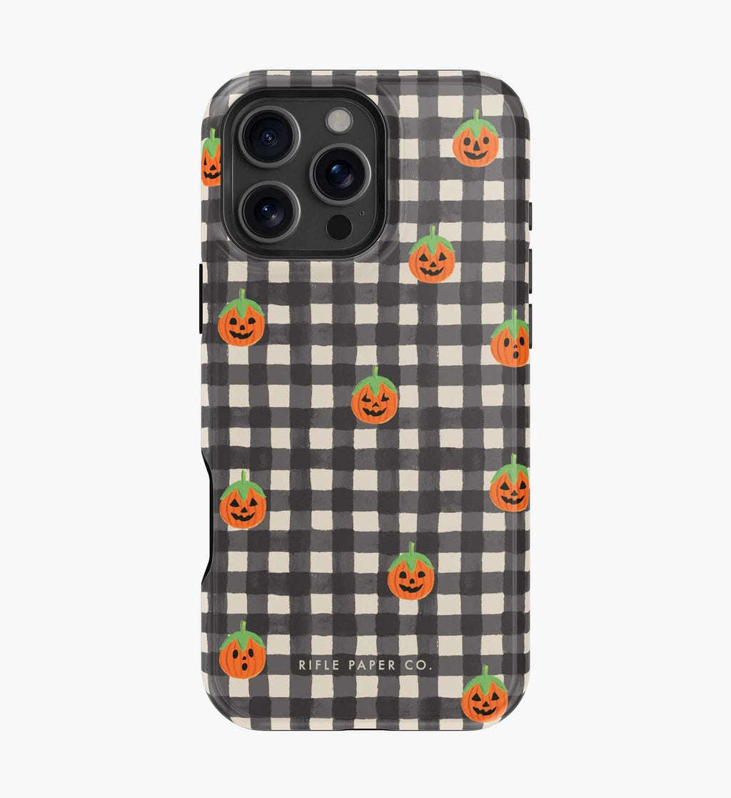 Phone Case - Pumpkin Gingham