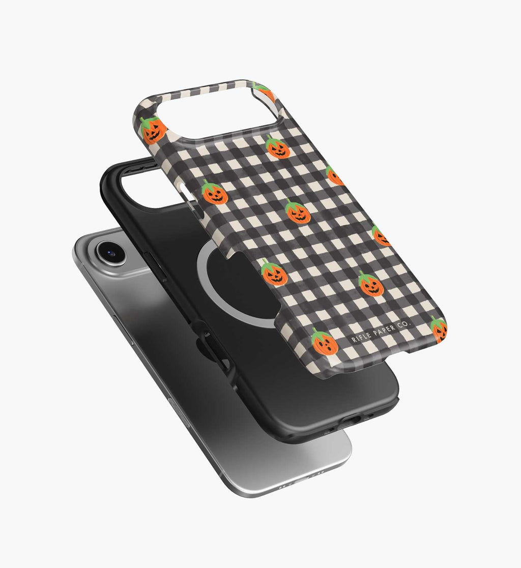 Phone Case - Pumpkin Gingham