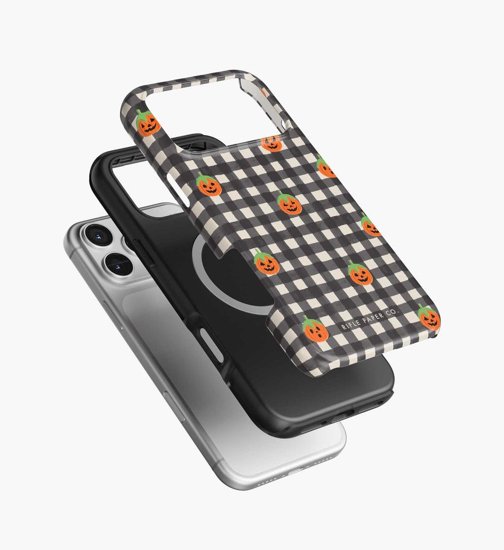 Phone Case - Pumpkin Gingham