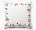 Embroidered Pillow Cover - Dahlia