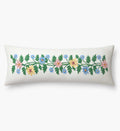 Embroidered Lumbar Pillow Cover - Helena