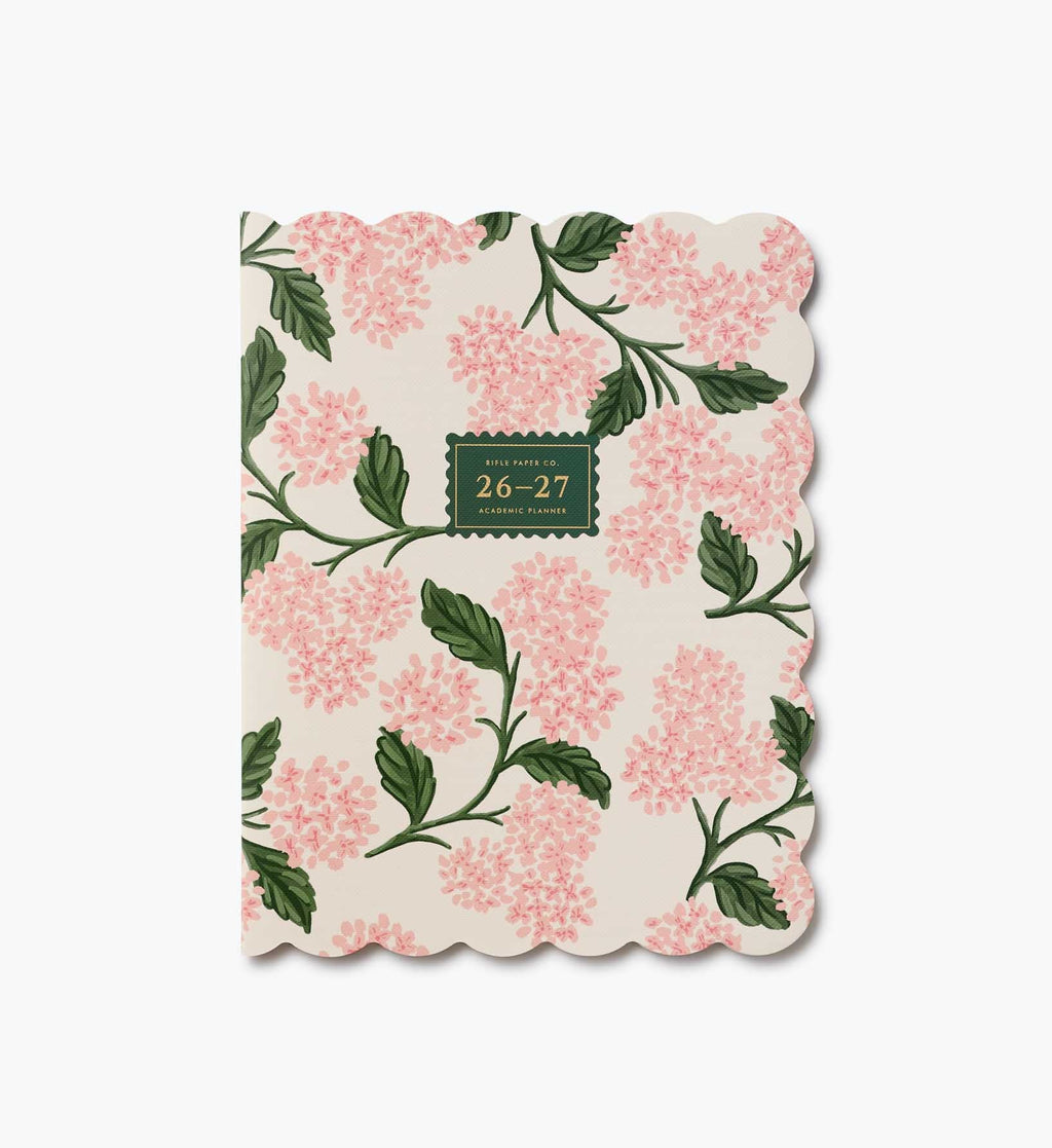 2026-2027 12-Month Academic?Appointment Notebook - Pink Hydrangea