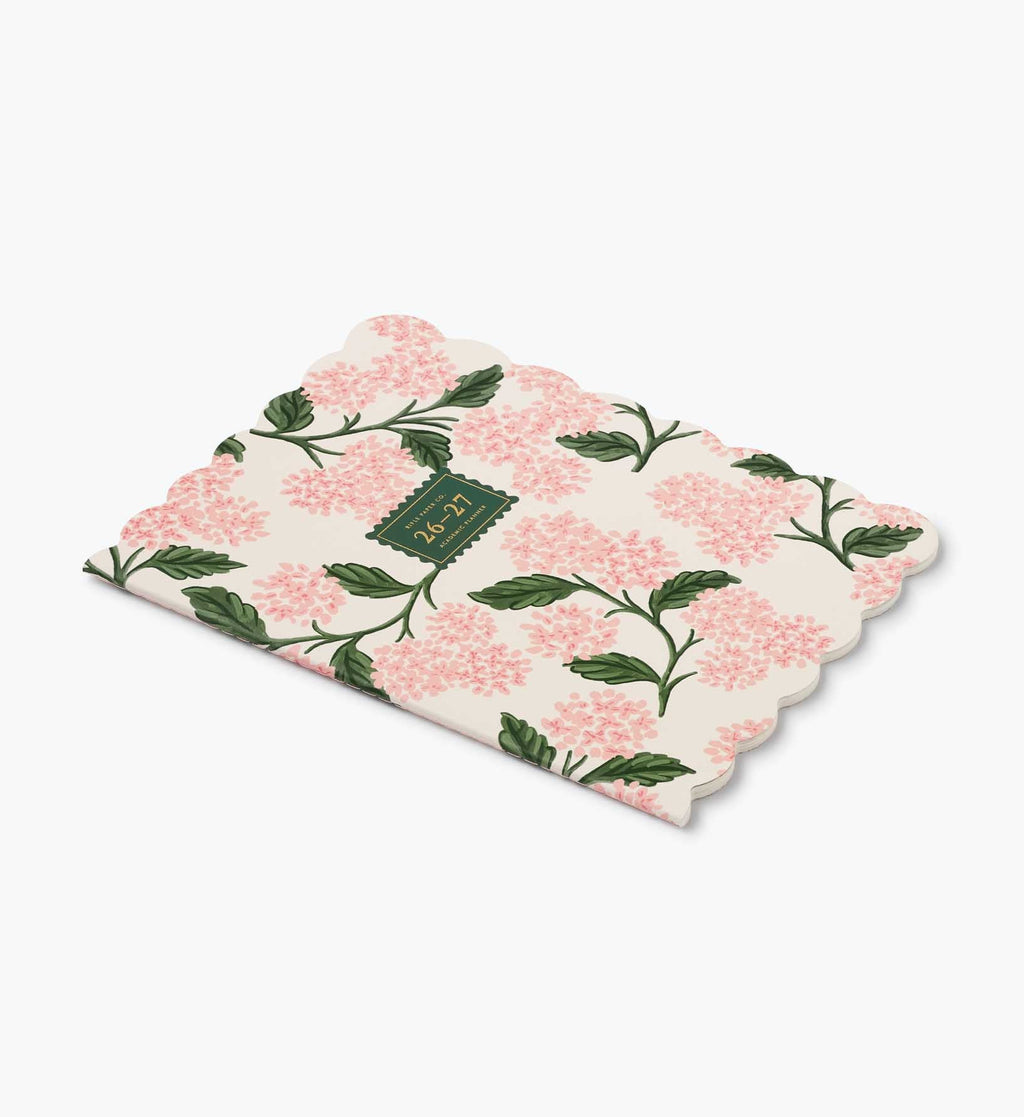 2026-2027 12-Month Academic?Appointment Notebook - Pink Hydrangea