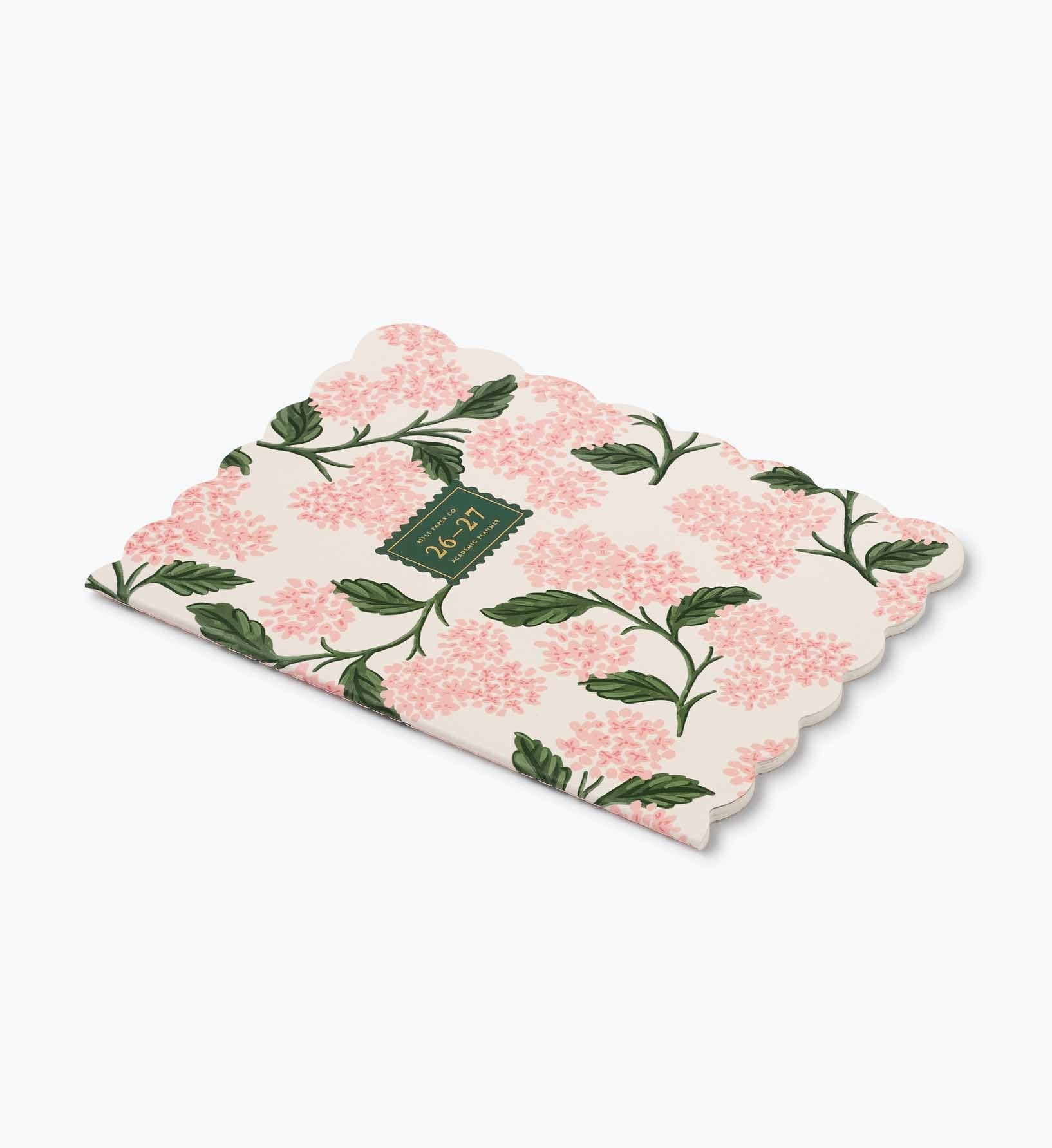 2026-2027 12-Month Academic?Appointment Notebook - Pink Hydrangea