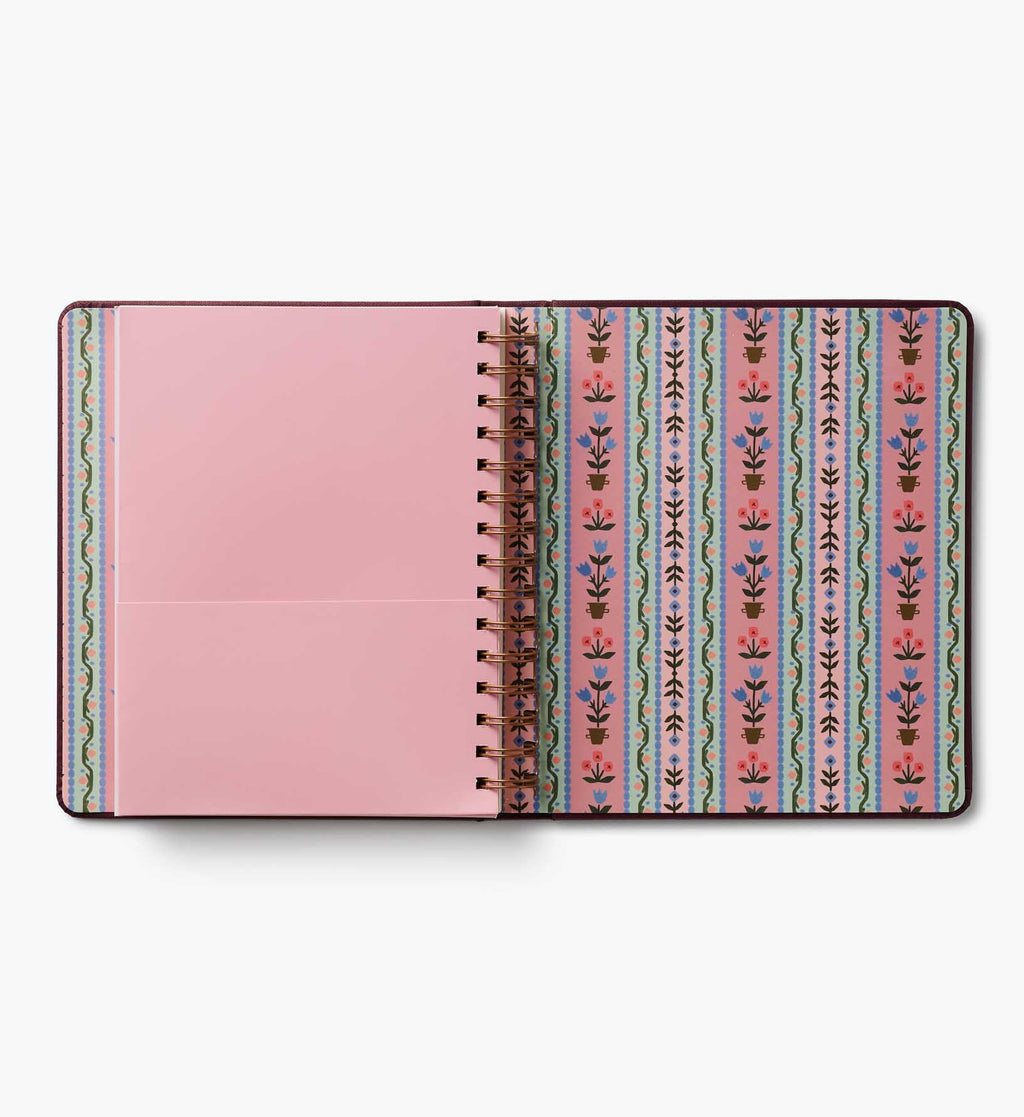 2026-2027 17-Month Academic Covered Spiral Planner - Ladies Night Book Club