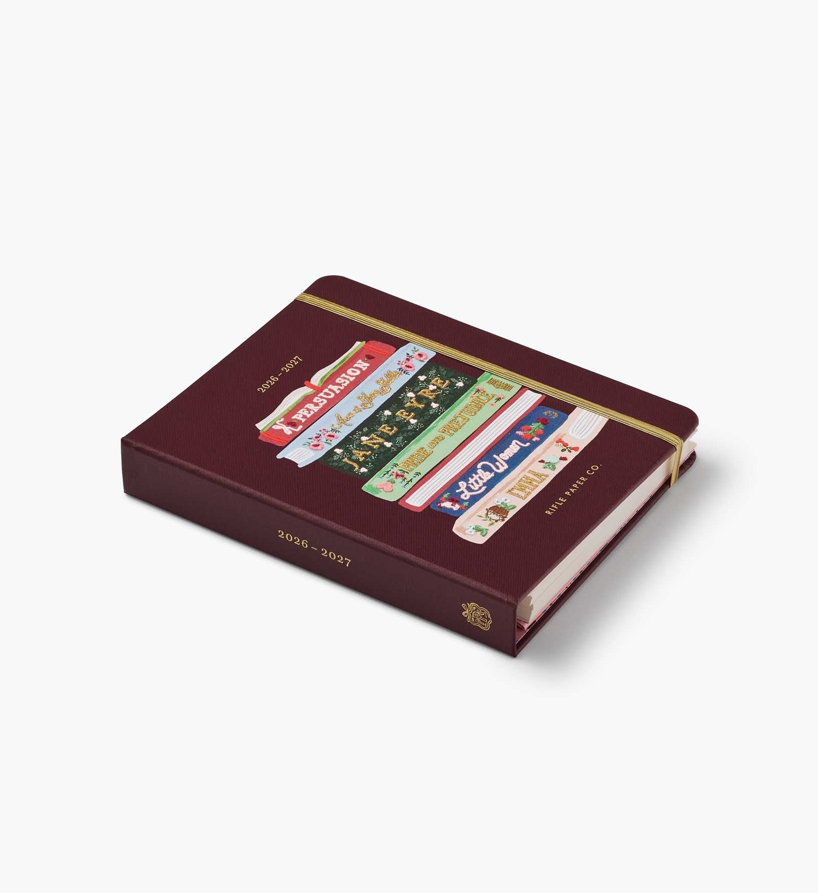 2026-2027 17-Month Academic Covered Spiral Planner - Ladies Night Book Club