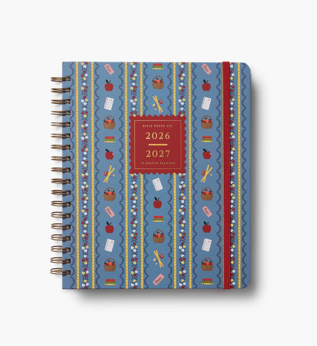 2026-2027 17-Month Academic Hardcover Spiral Planner - Schoolhouse