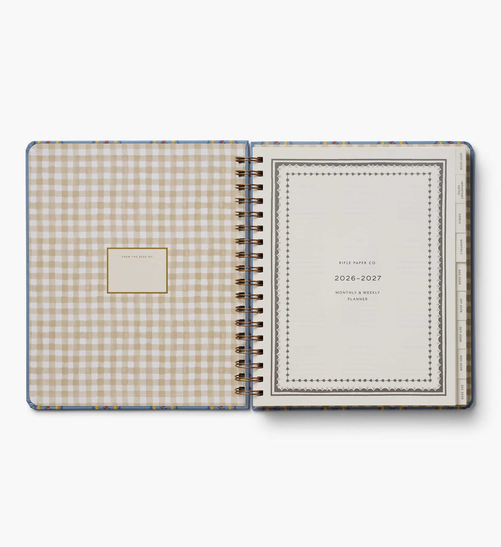 2026-2027 17-Month Academic Hardcover Spiral Planner - Schoolhouse