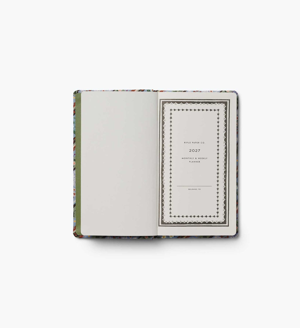 2027 12-Month Hardcover Pocket Planner - Paisley