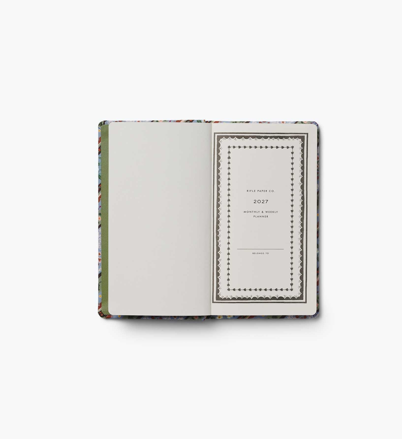 2027 12-Month Hardcover Pocket Planner - Paisley