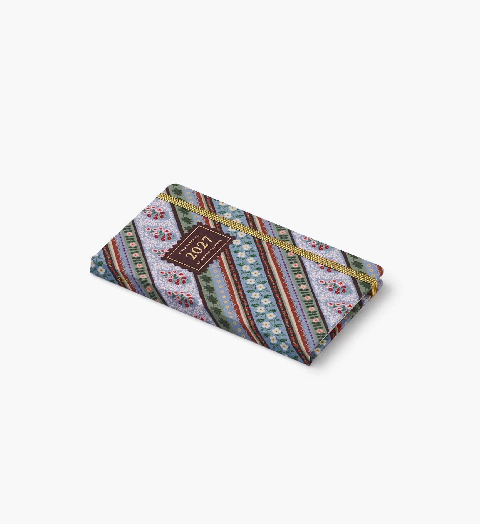 2027 12-Month Hardcover Pocket Planner - Paisley