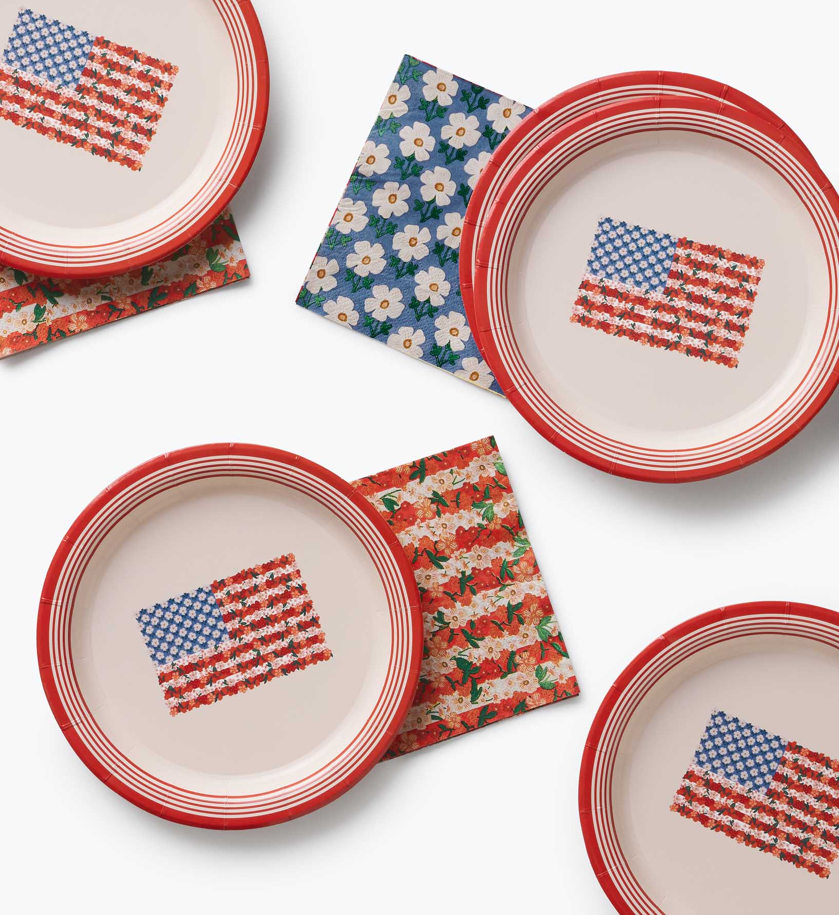 Small Paper Plates - Americana