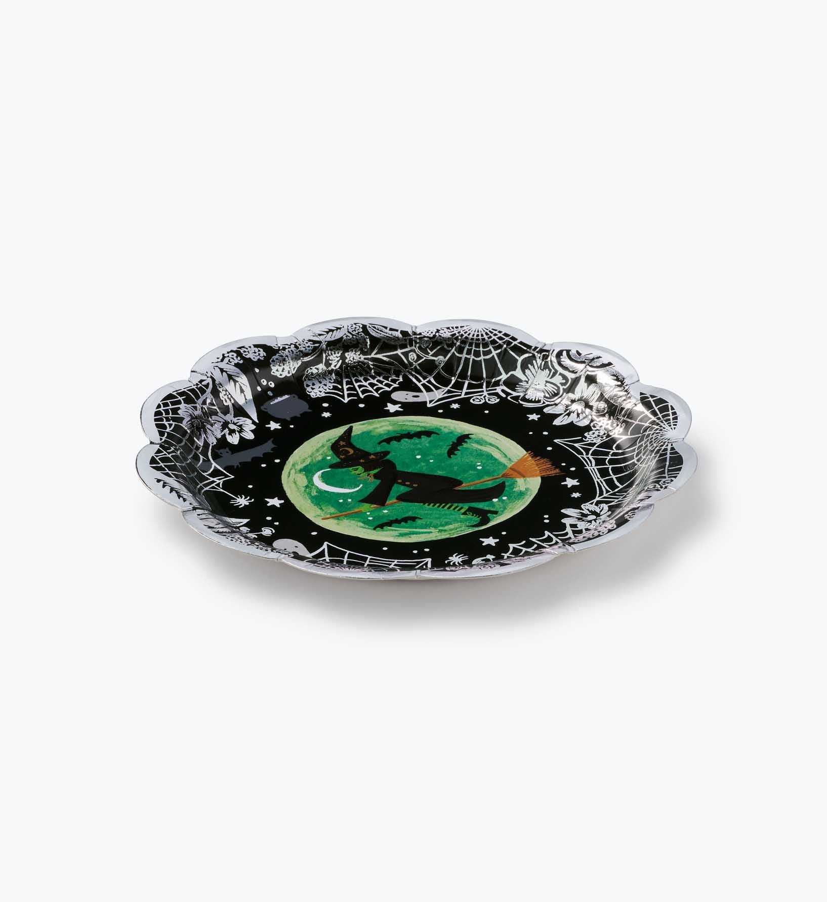 Small Paper Plates - Witches Brew