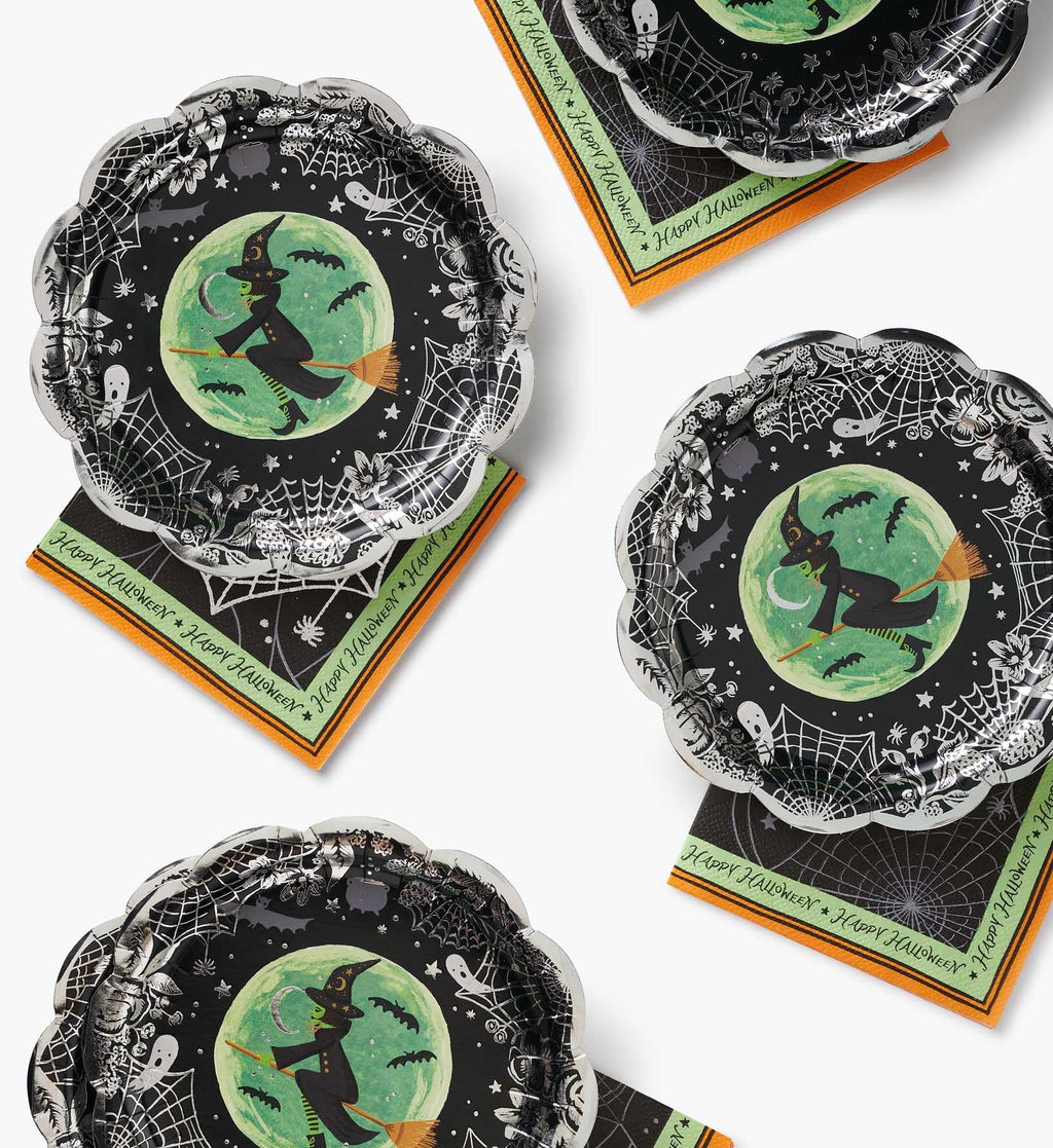 Small Paper Plates - Witches Brew