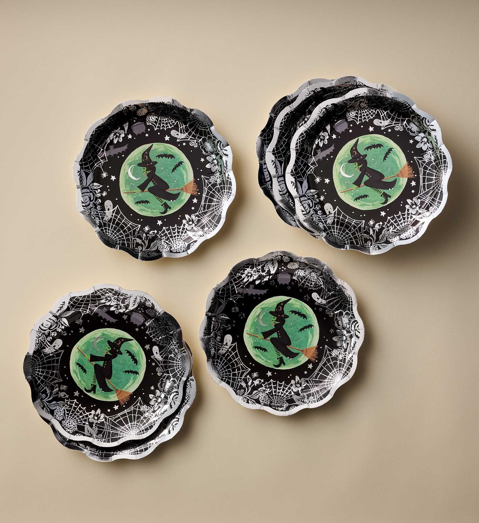 Small Paper Plates - Witches Brew