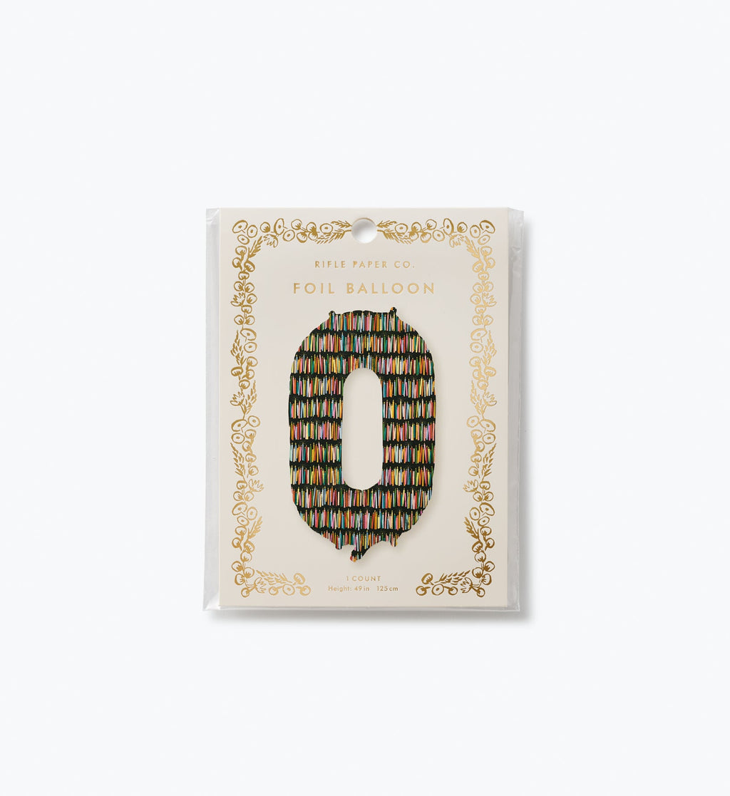 Numbered Foil Balloon - Candles