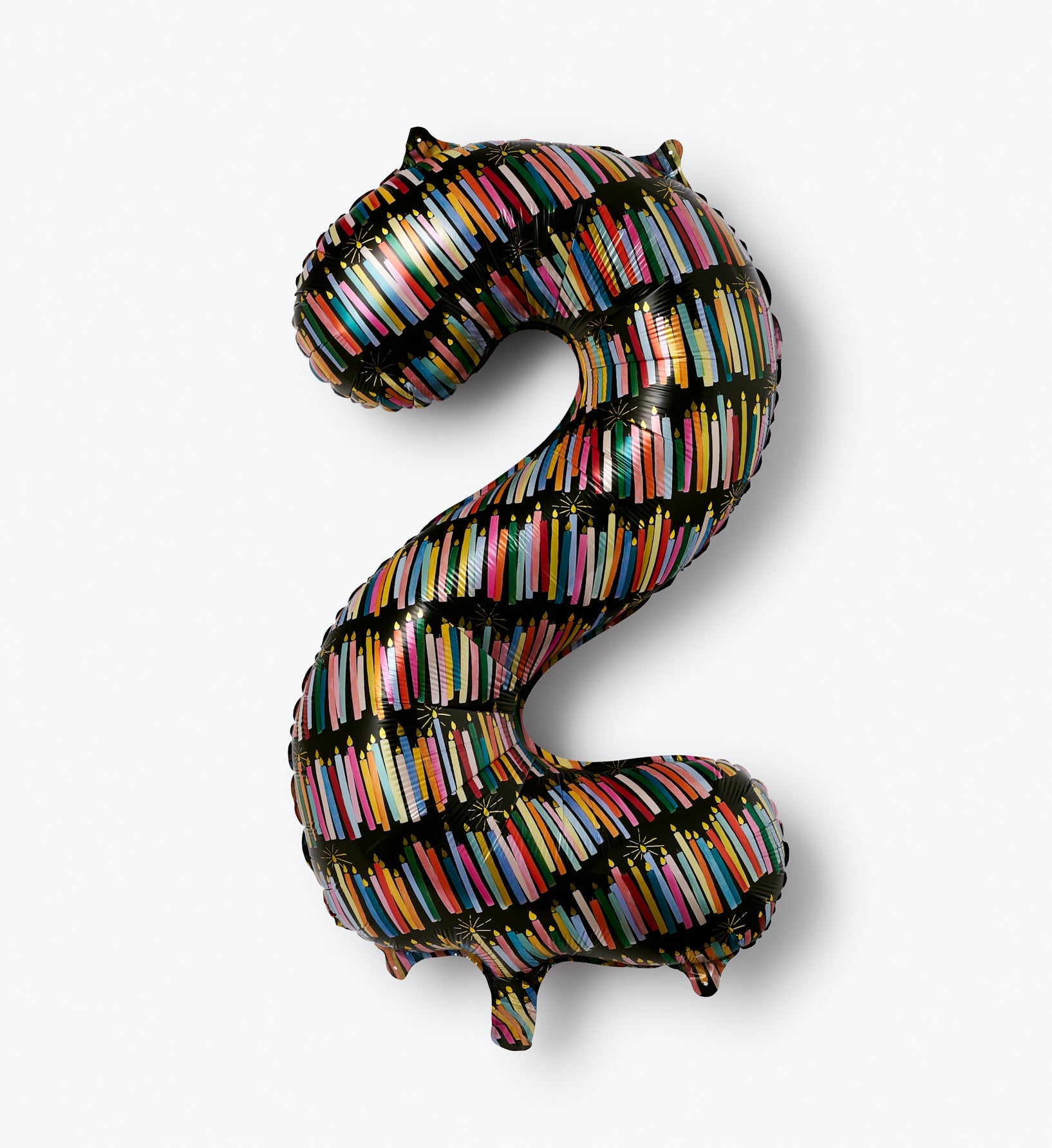 Numbered Foil Balloon - Candles