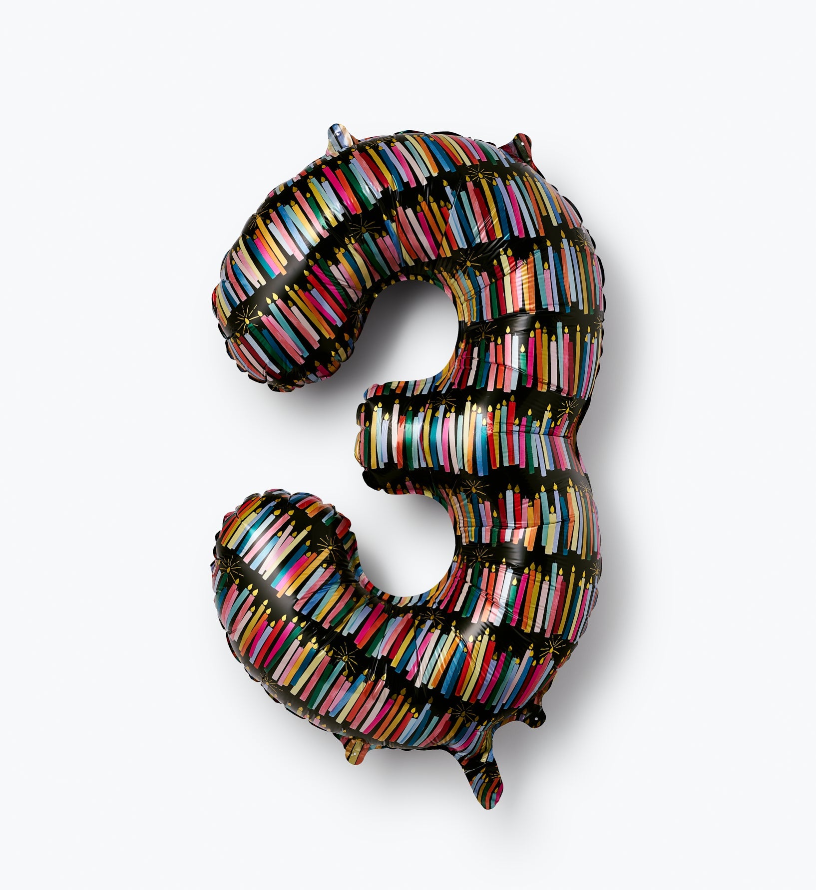 Numbered Foil Balloon - Candles