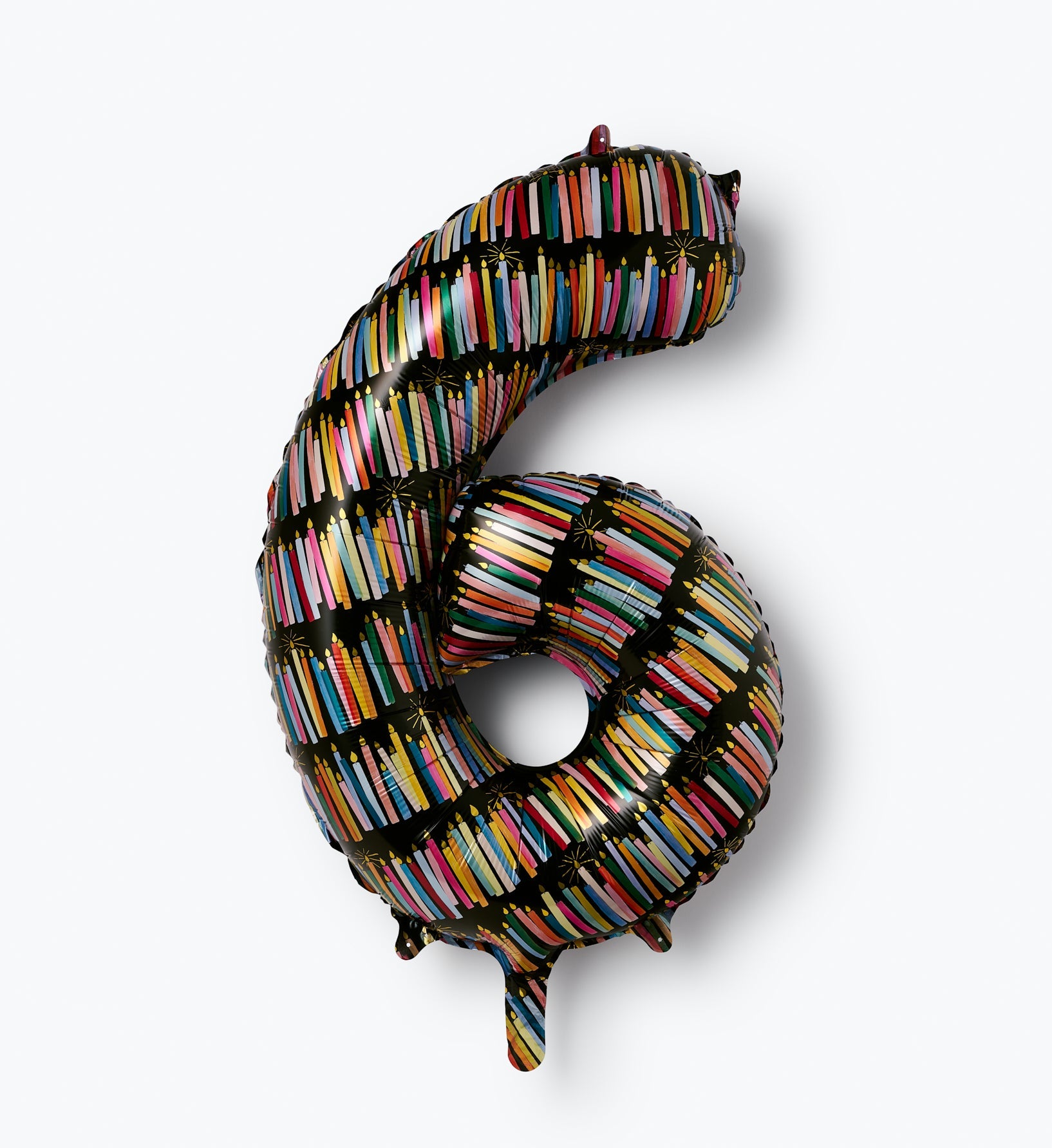 Numbered Foil Balloon - Candles