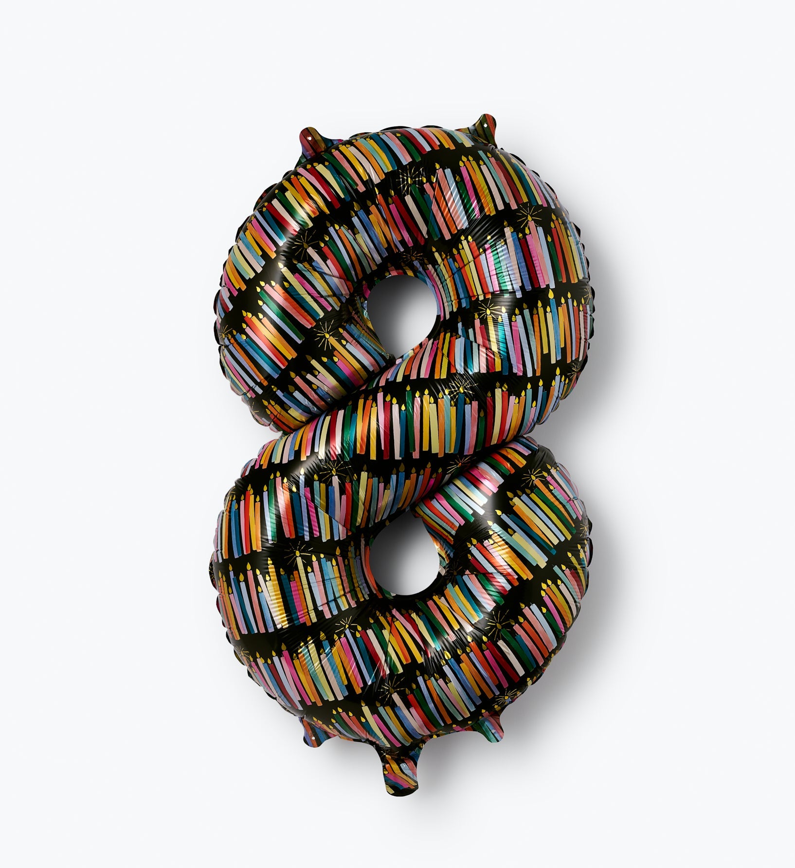 Numbered Foil Balloon - Candles