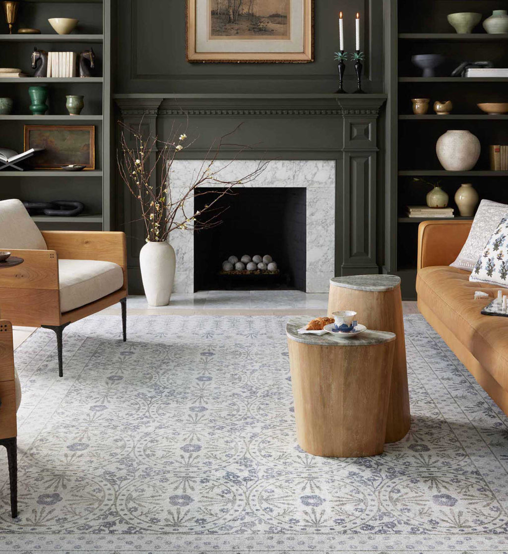 Maison Rosette Power Loomed Rug - Ivory
