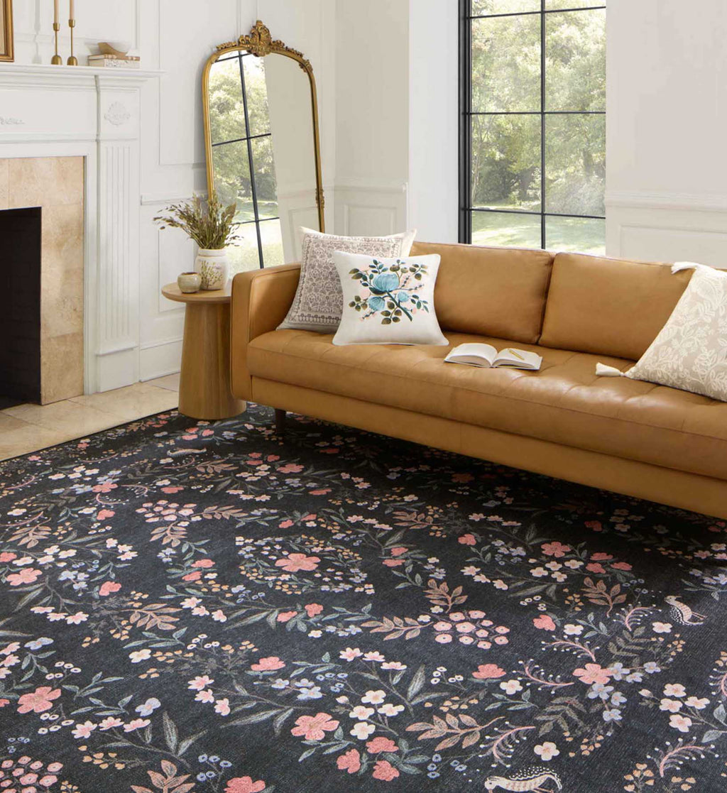 Maison Tuileries Power Loomed Rug - Black