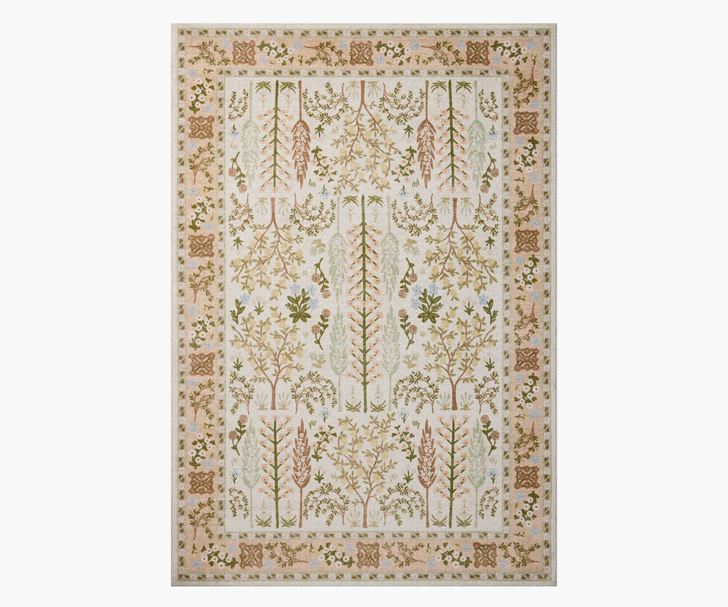 Canopy Bough Printed Rug - Cream