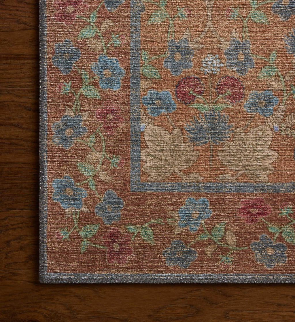 Edinburgh Maple Power Loomed Rug - Cinnamon