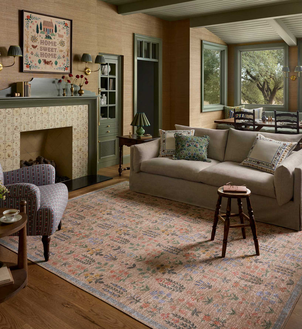Edinburgh Campbell Power Loomed Rug - Cream