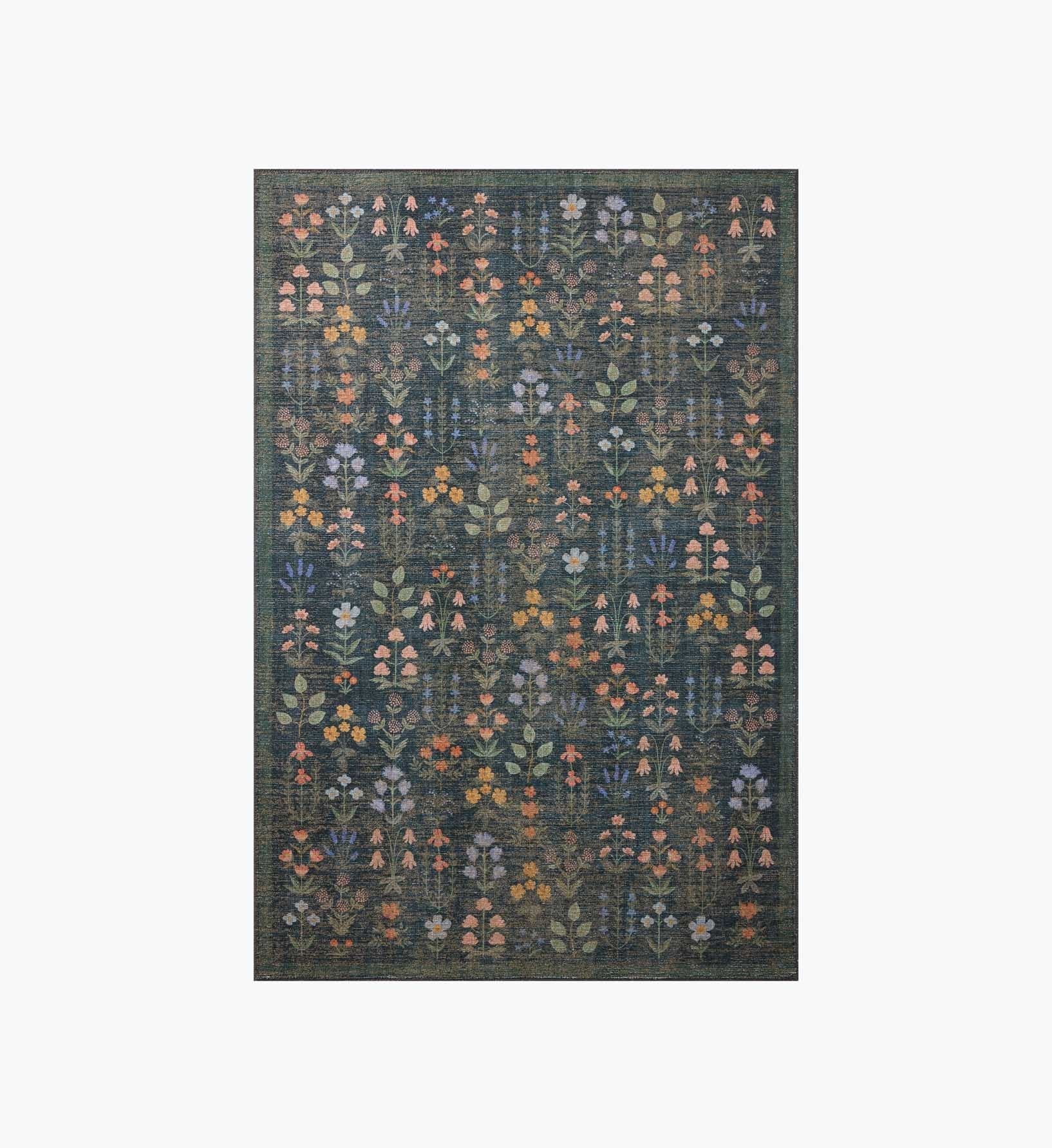 Edinburgh Campbell Power Loomed Rug - Navy