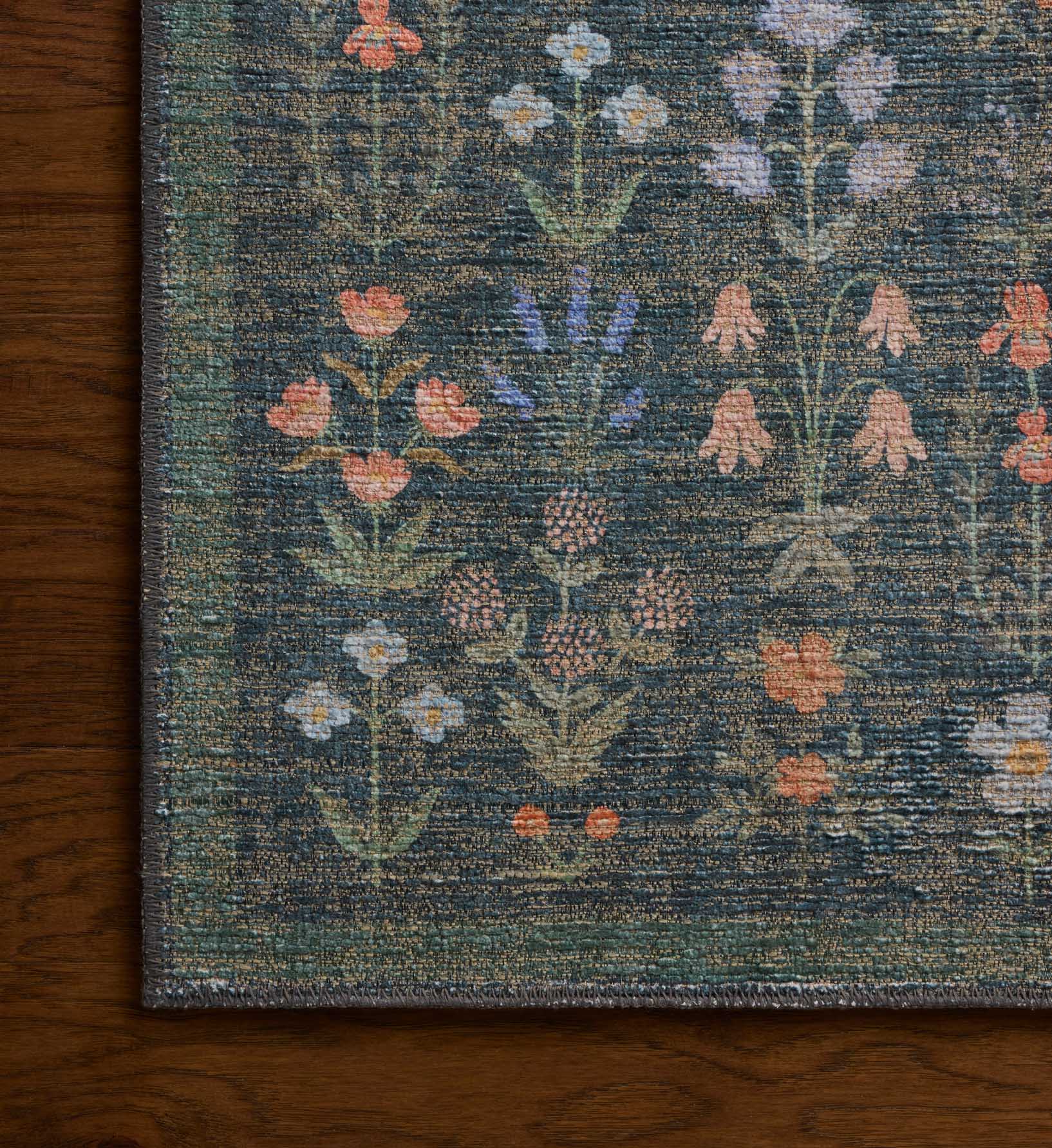 Edinburgh Campbell Power Loomed Rug - Navy