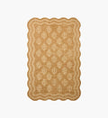 Lisette Wool Hooked Rug - Wheat & Ivory
