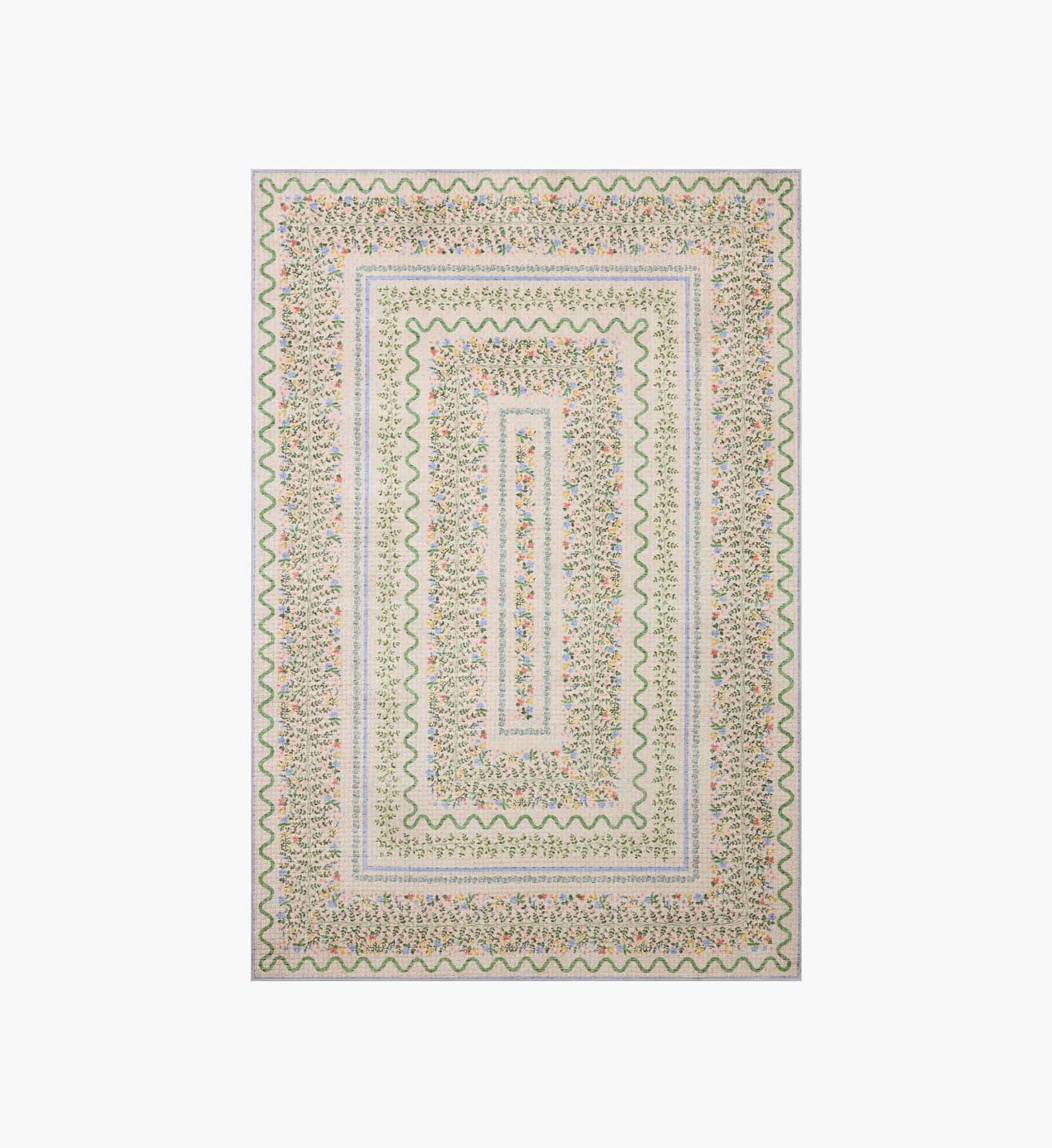 Orchard Wildwood Vines Washable Rug - Ivory