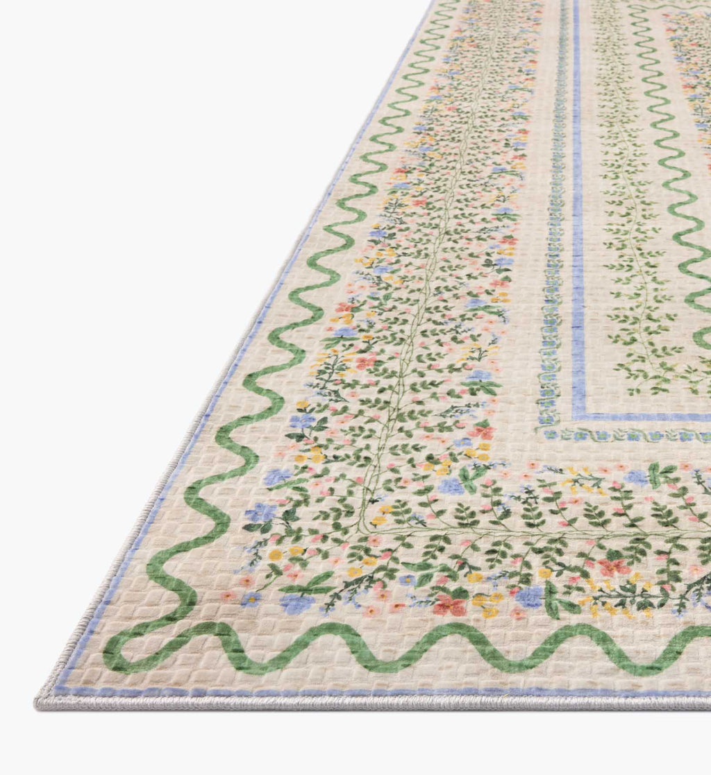 Orchard Wildwood Vines Washable Rug - Ivory