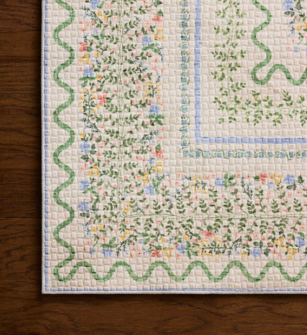 Orchard Wildwood Vines Washable Rug - Ivory