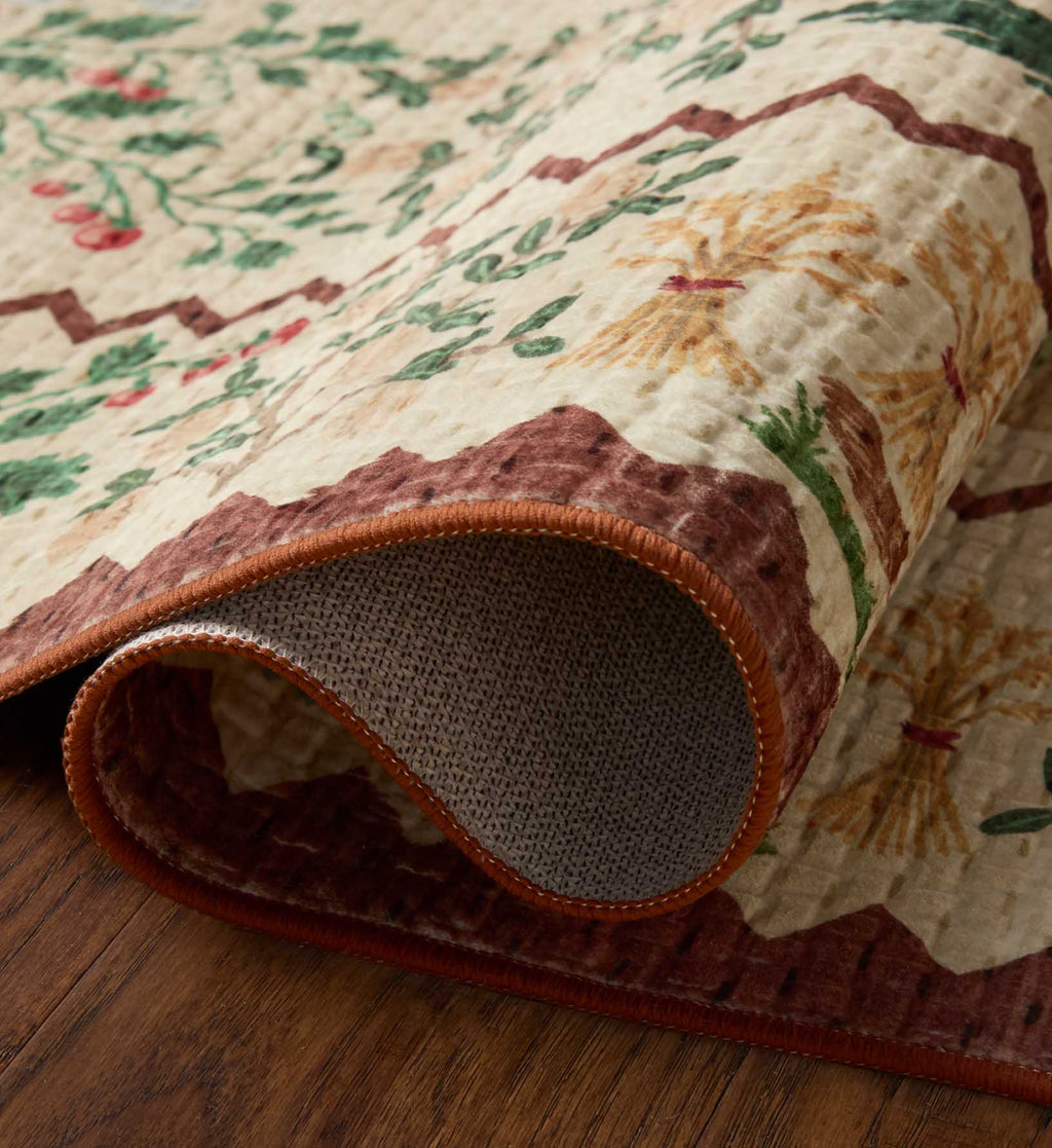 Orchard Country Farm Washable Rug - Ivory