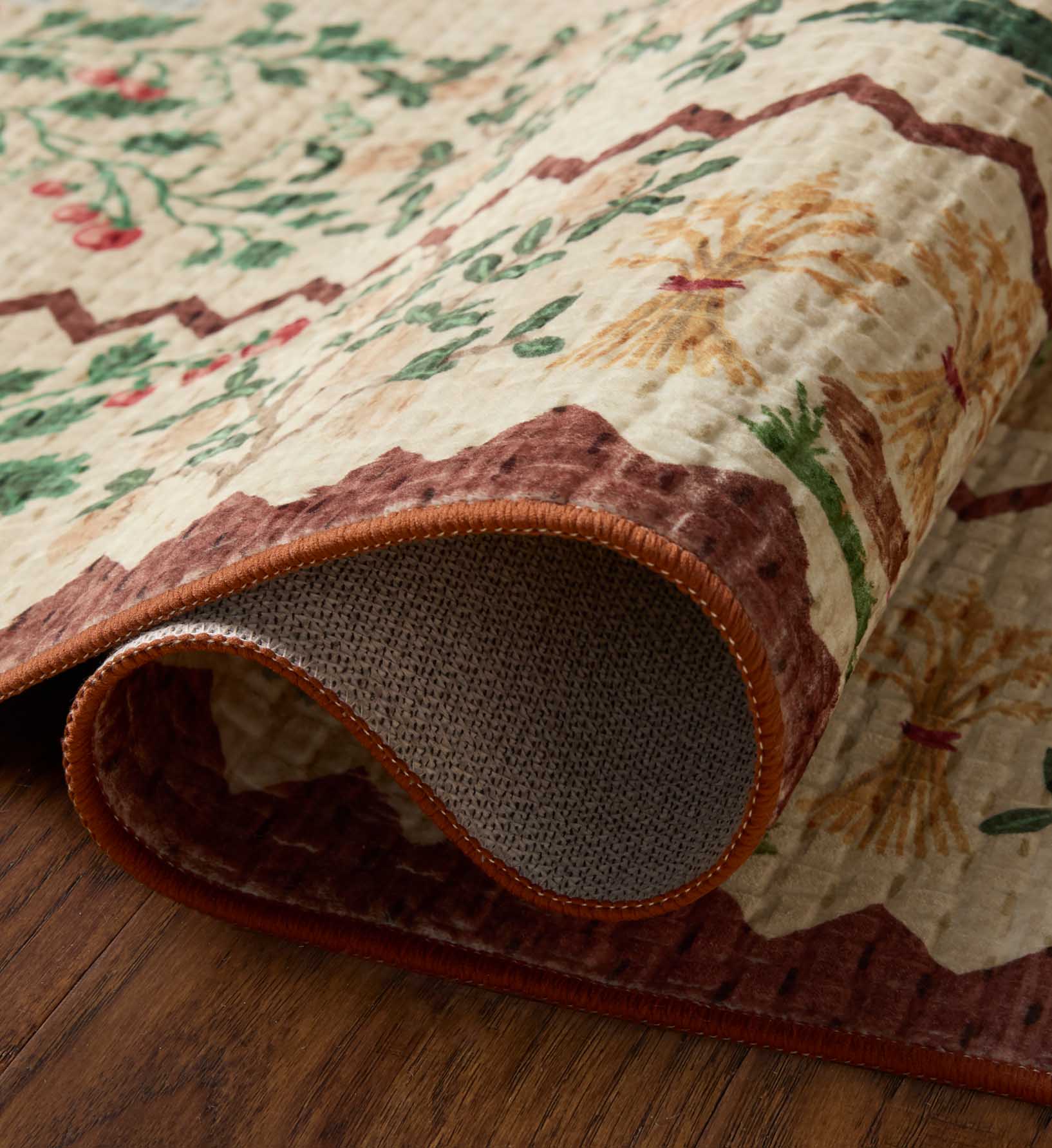 Orchard Country Farm Washable Rug - Ivory
