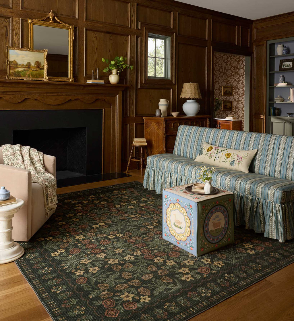 Orchard Charlotte Washable Rug - Forest