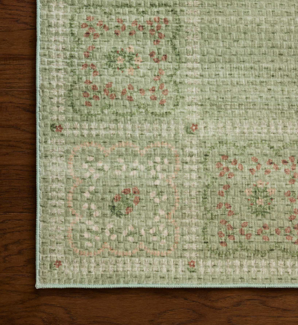 Orchard Lottie Washable Rug - Green