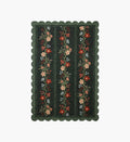 Thistle Wool Hooked Rug - Forest