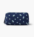 Quilted Large Cosmetic Pouch - Ditsy Hydrangea