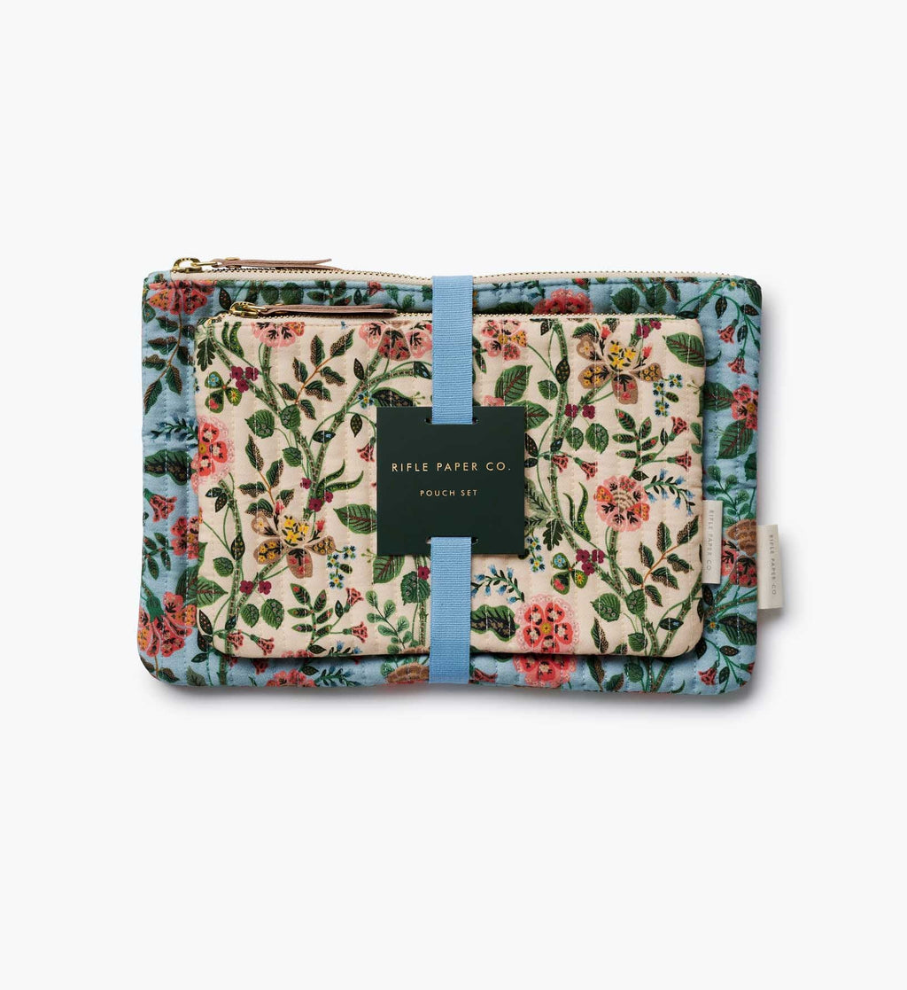 Quilted Pouch Set - Gracie