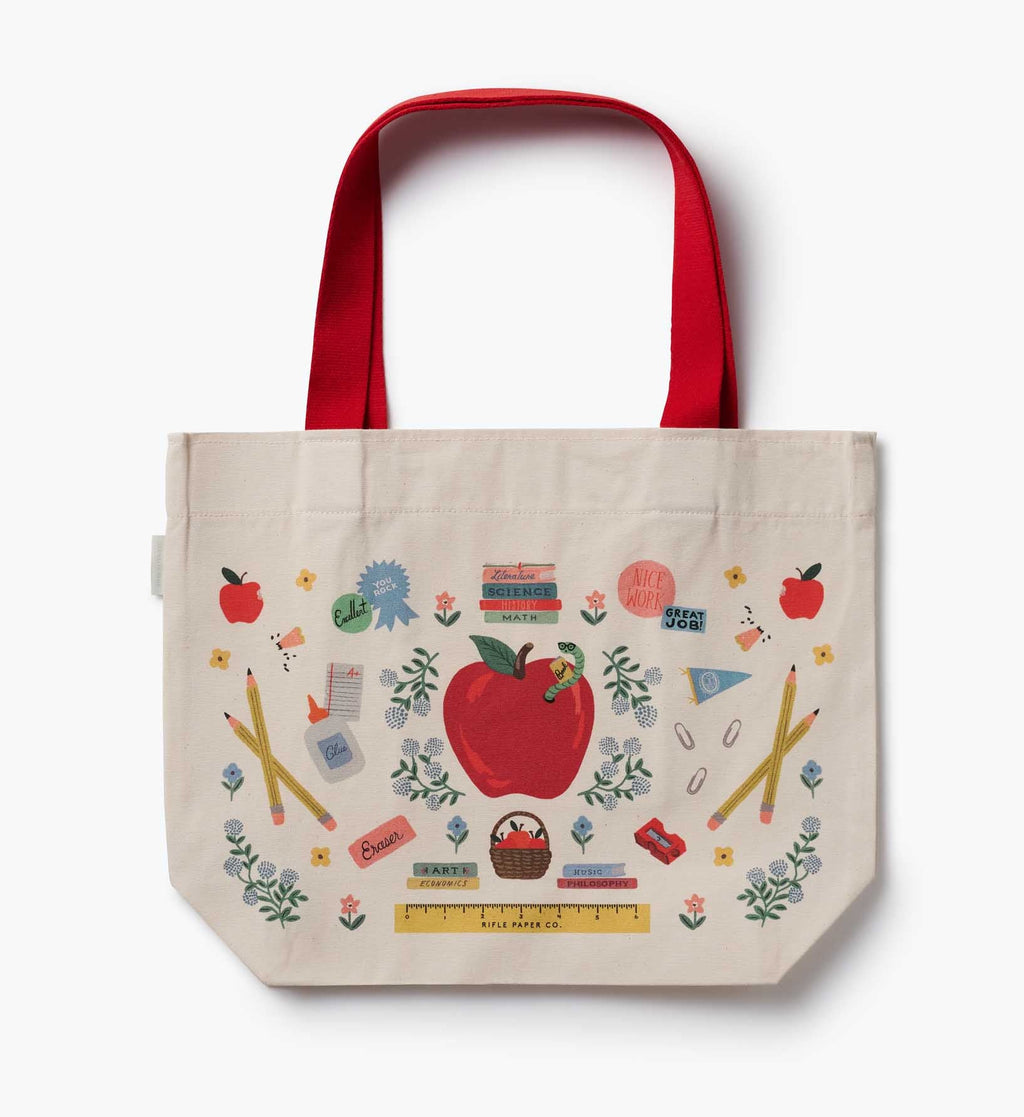 East West Canvas Tote Bag - Schoolhouse