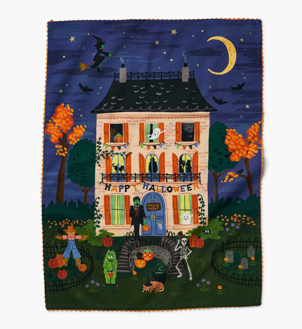 Tea Towel - Haunted House