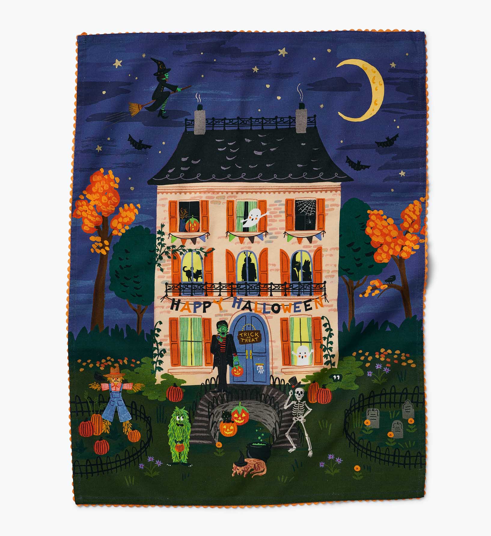 Tea Towel - Haunted House